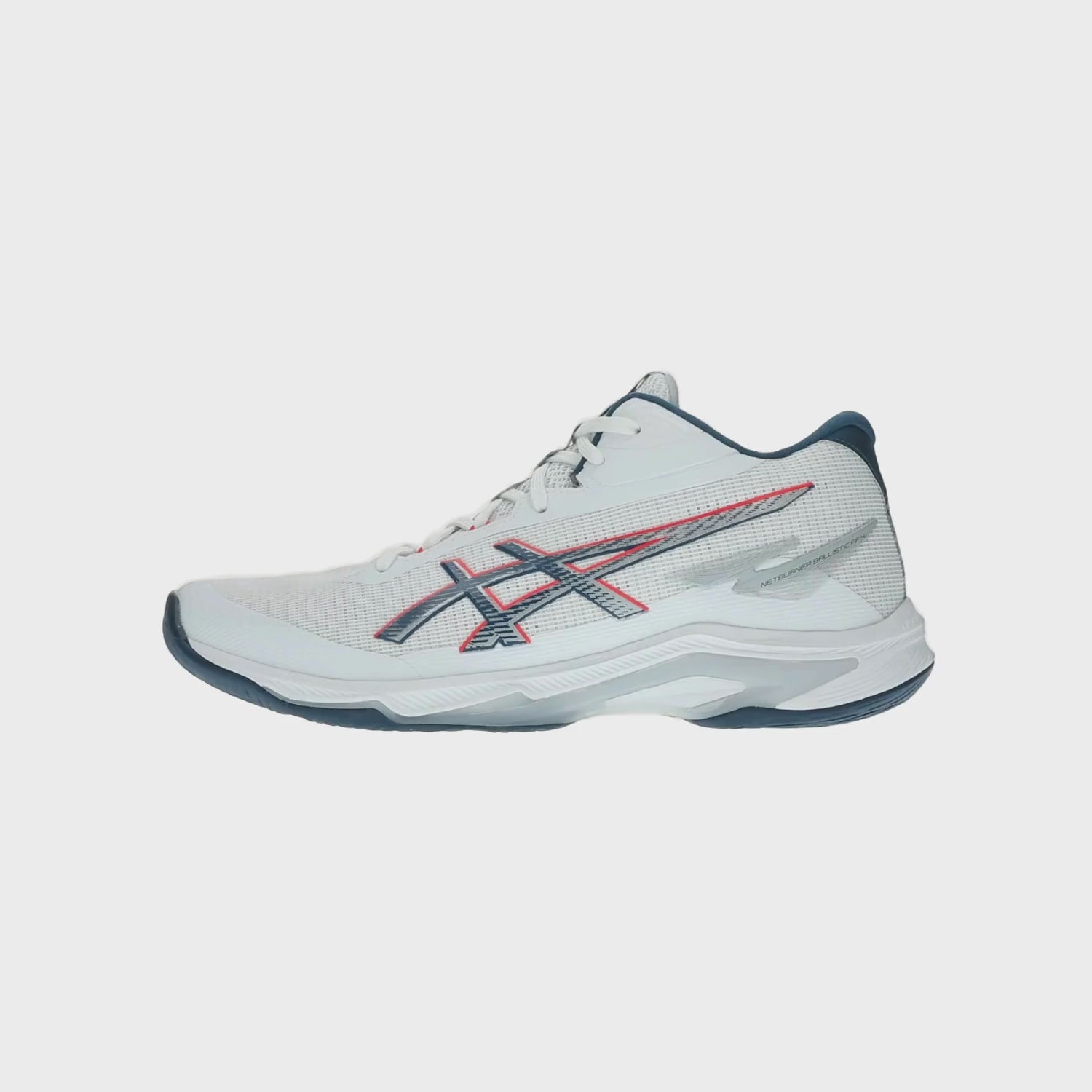 Prenesi videozapis: Asics - 1051A090 - NETBURNER BALLISTIC FF MT 4 - 101 WHITE/MAKO BLUE - muške tenisice 2026