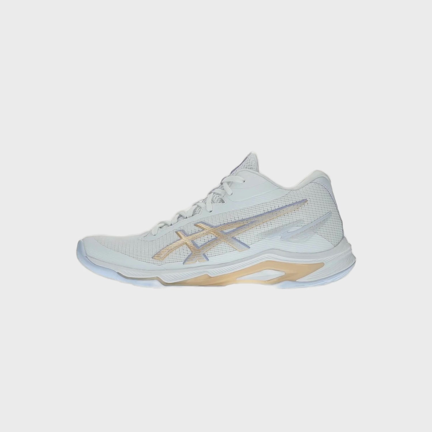 Prenesi videozapis: Asics - 1052A084 - NETBURNER BALLISTIC FF MT 4 - 102 WHITE/CHAMPAGNE  - ženske tenisice 2025
